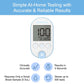 GluNEO Pet Glucose Monitoring System for Dogs & Cats – Pet Glucose Meter Kit with 25 Test Strips, 25 Lancets, Lancing Device, Carry Case, Fast 5-Second Readings